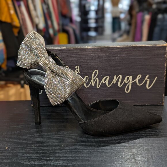 Aminah Abdul Jillil X INC Shoes - Aminah Abdul Jillil for I.N.C Forever Your Girl bow Slingback Heel